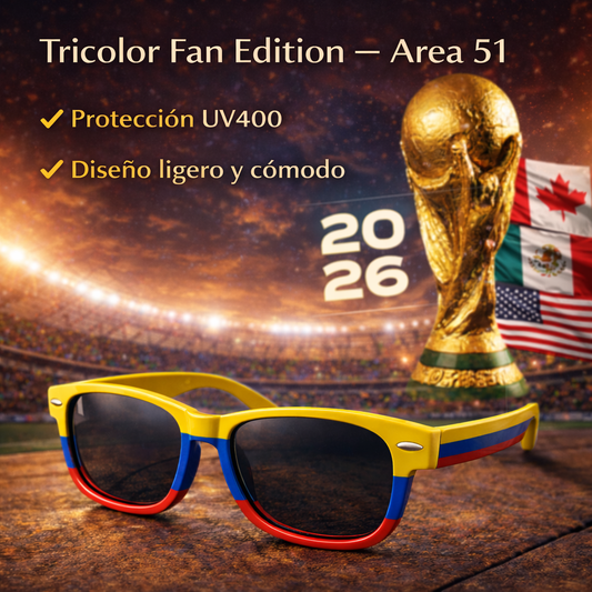 GAFAS TRICOLOR FAN EDITION — IDEAL PARA REVENTA Y EVENTOS